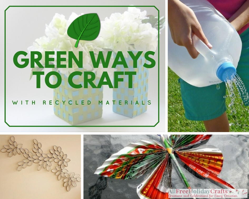 Recycled crafts ribbons