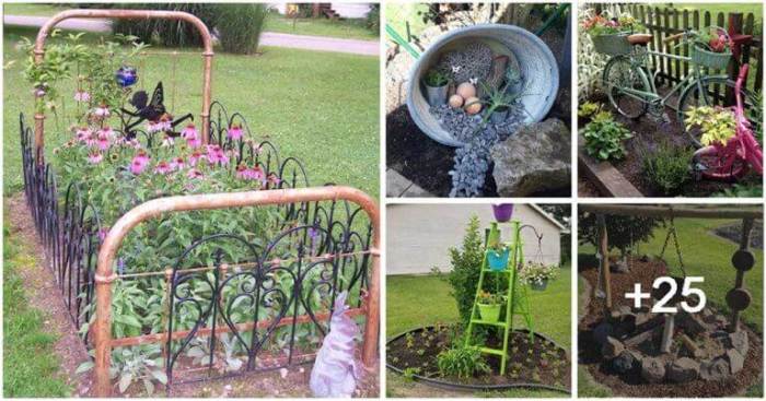 25 DIY Garden Projects Made from Recycled Materials