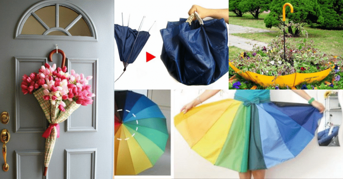 Upcycle old umbrellas rack magazine ways umbrella unique diycraftsguru